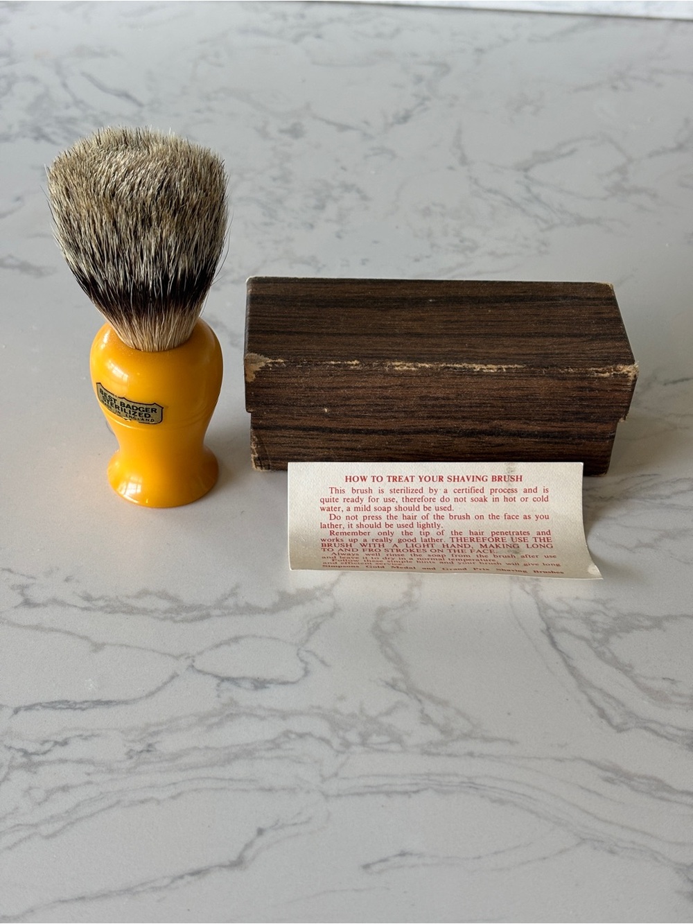 Vintage Simpson “Best Badger” Shaving Brush